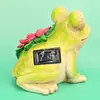Decoraciones Solares para Exteriores, Ranas, Flores de Primavera, Artesanías de Resina, Fábrica Directa, Soporta Personalización, Suministro Exclusivo Transfronterizo