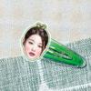 Mercadoria de Celebridade Zhang Yuanying Presilha de Cabelo Acrílica BB Grampo Acessório de Cabelo Item de Suporte para Show com Fotos