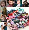 Grampos de Cabelo Coloridos Estilo Coreano para Crianças com Laços, Pentes, Meio Cobertos com Tecido, Acessórios de Cabelo Infantis para Bebês - Amazon Europeia e Americana