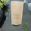 Bolsa con Cierre Zip Bolsa de Papel Kraft Bolsa de Papel de Aluminio Auto-Soportable Fuente Yin-Yang Fabricante Paquete Compuesto para Uso Electrónico.