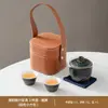 Nuevo juego de té de viaje conveniente estilo chino, taza de servicio rápido personalizada, juego de té kung fu para exteriores, tetera y taza, regalo de empresa