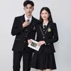 Elegante Vestido Blazer, Mismo Estilo que Uniforme Jk para Hombres y Mujeres, Atuendo de Presentación Estudiantil, Conjunto Estilo Universitario