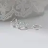Pendientes Huecos de Nudo de Plata S925 Nalan Exquisitos Simples Estilo Ins Diseño de Nicho Pendientes de Moda M08380