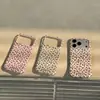 Funda de Teléfono Personalizada Estilo Coreano Estampado de Leopardo Adecuada para Apple 17Promax Iphone16 Linda 15P Borde Redondo Anticaída
