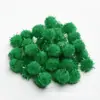 Pompones Pequeños de Colores Manualidades DIY Pompones Materiales para Manualidades de Jardín de Infancia Pompones Decorativos Pompones con Purpurina Accesorios
