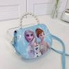 Bolso de Hombro Estilo Coreano para Niña Bolso Cruzado Versátil de Elsa 2023 Nuevo Bolso de Hombro Pequeño de Perlas para Niños Moderno