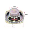 Altavoces Cuadrados de 3 Pulgadas 4 Ohmios 5W Altavoces de Rango Completo de 77 mm Altavoces de Audio Subwoofer Bluetooth Tweeter