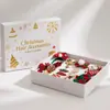 Accesorios Navideños para el Cabello Más Vendidos Transfronterizos, Caja de Embalaje Magnética con Tapa abatible, Caja de Regalo Personalizada para Tocados Navideños