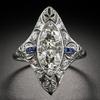 Anillo de topacio azul con gema Zhenrong, joyería de lujo europea y americana, bañada en plata 925, para mujer, con suministro transfronterizo.