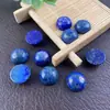 Anillo de Lapis Lázuli Afgano de Venta Caliente en Amazon con Parche Redondo Anillado Multitamaño para Incrustaciones DIY Accesorios de Mesa