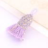 Acessórios Ultra-curtos Pulseira Pingente Colar Pingente Borla Estilo Étnico de Xizang Fio de Algodão Colorido Borla Curta