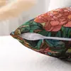 Funda de Almohada Mariposa Retro Pastoral para Respaldo de Sofá de Sala de Estar Cojín para Ventana de Mirador Sin Relleno