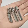 Puxador de Zíper de Liga de Zinco, Conjunto de Puxadores de Zíper de Metal de Seção Dupla, Acessórios de Zíper de Novo Estilo para Roupas e Bolsas