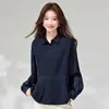 Estilo Novo Primavera 2026 Pulôver Casual Oversized Conjunto Falso de Duas Peças