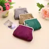 Billetera corta brillante de PU de doble capa retro para mujer, monedero pequeño, tarjetero creativo, monedero para estudiante, disponible para venta al por mayor