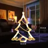 Adornos de luces de ventosa navideños transfronterizos, luces decorativas creativas, decoraciones colgantes y suministros para arreglo de escenas