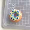 Simulação Comida e Jogo Donut Jóias DIY Acessórios Creme Cola Celular Shell Beleza Chaveiro Pingente Materiais Artesanais