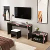 Mueble de TV para Hotel Express, Gabinete para Maletas de Hotel, Mesa Combinada Estándar para Habitación de Huéspedes Dedicada a Hotel B&B, Apartamento