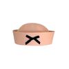 Lindo gorro de marinero rosa con lazo, gorro volcado, boina JK de verano para chica dulce coreana, gorro de enfermera Lolita