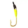 Luya 4-Cores Anzol com Cabeça de Chumbo Fino Anzol para Pesca de Raízes 0,4g Micro Anzol Colorido para Pesca no Gelo Isca Macia para Peixe Anzol Luya