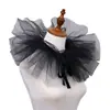 Amazon Payaso Malla Hinchada Cuello Falso Victoriano Performance Grupal Halloween Pascua Accesorios de Fotografía