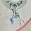 Colgante Original de Bolso de Cerámica Hecho a Mano de Yuan Xiaohong, Adorno de Borla Tejida con Cuerda de Jingdezhen, Accesorio de Bolso Artístico de Nicho