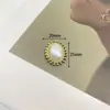Acessórios de liga de pérola com padrão redondo coreano DIY para sapatos com furo, material para roupas, presilha de cabelo com clipe de decoração de temperamento