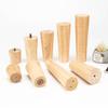Muebles de madera maciza, patas de apoyo para sofá, mueble de TV de madera, mesa de centro, mueble de cama, patas de madera en forma de calabaza