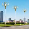 Fornecimento direto da fábrica de luzes chinesas 8/9/10 metros de engenharia municipal parque quadrado luzes de magnólia ao ar livre luzes de paisagem de estrada