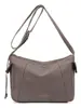 Bolsa transversal de náilon leve para moda de comércio exterior transfronteiriço, novo modelo 2025, bolsa casual simples e versátil, bolsa de ombro feminina
