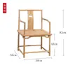 Silla de Tutor Grande Imitación Antigua Corte Blanco Blanco Olmo Viejo Silla de Respaldo Redondo Silla de Té Silla de Respaldo Estilo Chino Nuevo Silla de Montaje de Madera Maciza al por Mayor