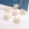 Estilo Coreano Nuevos Accesorios de Flor de Perla Accesorios de Flor de Cinco Pétalos Accesorios para Ropa Adornos Zapatos Calcetines Sombreros Bolsas Pinzas para el Cabello Ligas para el Cabello