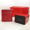 Latas de Té Blanco Cuadradas 125g Hojalata Selladas Latas de Té Caja de Embalaje Dos en Uno suit Mayoreo