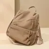 Mochila Impermeable de Pana Simple para Mujer Nueva Casual Multifuncional Antirrobo Gran Capacidad Bolsa Escolar para Estudiante Moderna