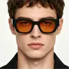 Gafas de Sol Rectangulares Retro de Marco Pequeño Raine para Hombres y Mujeres, Estilo Europeo y Americano, Esenciales Simples para Fotografía Callejera, Elegantes Gafas de Sol para Proteger del Sol