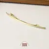 Horquilla de Aleación Texturizada Cepillada de Nicho para el Cabello Pinza de Resorte Accesorios para el Cabello Versátil Simple de Verano para la Parte Posterior de la Cabeza Cola de Caballo