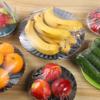 Set de cuencos de plástico desechables con envoltura elástica para alimentos, boca elástica, grandes, venta al por mayor, para refrigerador, conservación fresca, licra, seda, oso, empaque
