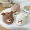 Boina legal estilo de rua para bebê, boné infantil virado para frente, novo chapéu fofo de urso de desenho animado