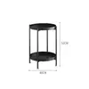 Mesa de Centro Pequena Móvel, Carrinho Pequeno, Mesa Lateral para Sofá de Sala de Estar, Mini Mesa Pequena, Prateleira de Armazenamento, Carrinho Pequeno de Jantar com Rodas