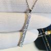 Collar de una sola palabra Cao Shi Fashion OL para mujer, combinable con todo, ligero, de lujo, con cadena de clavícula de nicho, collar para novia 2024