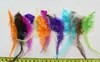 Accesorios de material para manualidades de joyería al por mayor pluma de ganso/pelo flotante cola puntiaguda terciopelo pelo puntiagudo 10-15cm