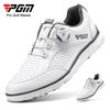 Sapatos de golfe PGM masculinos cadarço de botão sola macia esportivos antiderrapantes travas de sapato respirável não abafante multicolor fabricante