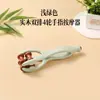 Producto popular en líneaHerramienta de masaje de puntos de acupuntura de meridianos de articulaciones de mano de cuatro rodillos de madera maciza mejorada y rascador de dedos