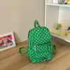 Mochila Casual de Estilo Nuevo con Lunares y Cordón Transfronteriza, Ligera, Versátil, Elegante y a la Moda para Viajes