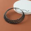 Europa y Estados Unidos novia transfronteriza lujo diamante completo multicapa collar de pedrería negra pura moda simple cadena de cuello fabricantes mayoreo