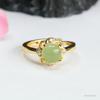 Anillo de Jade Hetian Natural de Guan Yu Anillo de Pétalos de Jade Joyería Fábrica Venta al por Mayor y Entrega S4022404