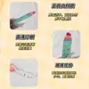 Regla de Palma de Lápiz Creativa Caricatura Mini Regla Portátil Colgante de Mochila Regla de Medición Papelería para Estudiantes Pequeño Regalo