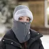 Gorro Cortavientos para Mujer, Gorro de Algodón de Invierno para Ciclismo, Máscara Gruesa Cálida, Protección para Orejas, Bufanda para Cuello, Cubrecabezas, Gorro Lei Feng a Prueba de Frío