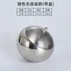 Taza para Condimentos con Tapa en Forma de Bola, Bol de Acero Inoxidable Estilo Coreano para Cocinar, Bol Creativo con Boca Inclinada, Frasco para Condimentos, Bol para Salsas de Autoservicio para Restaurante