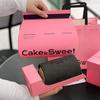 Caja de Embalaje para Postre de Celebridad de Internet Caja para Rollo Suizo Cartón para Mini Pastel Rollo Mousse Pastel Cortado Horneado